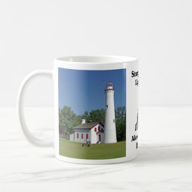 Sturgeon Point Lighthouse mug (Left)