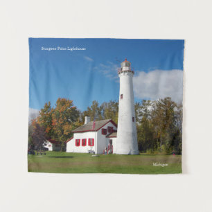 Sturgeon Point Lighthouse Tapestry