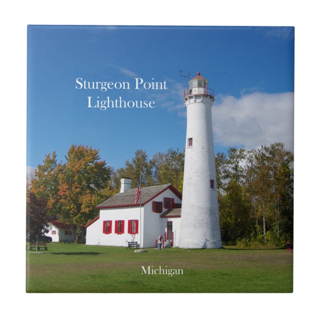 Sturgeon Point Lighthouse tile (Front)