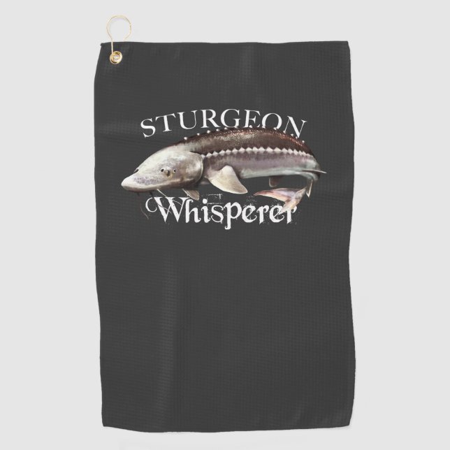 Sturgeon Whisperer Fish Towel (Front)