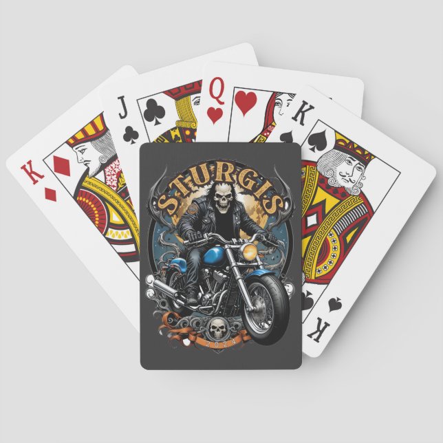 Sturgis 2024 Motorcycle Rally Playing Cards (Back)