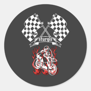 STURGIS MOTORCYCLE RALLY 2025 BIKE RALLY VINTAGE CLASSIC ROUND STICKER
