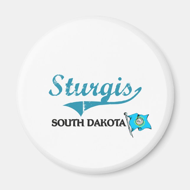 Sturgis South Dakota City Classic Magnet (Front)