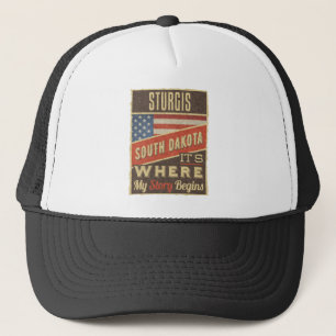 Sturgis South Dakota Trucker Hat
