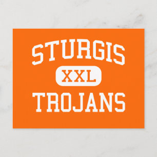 Sturgis - Trojans - High School - Sturgis Michigan Postcard