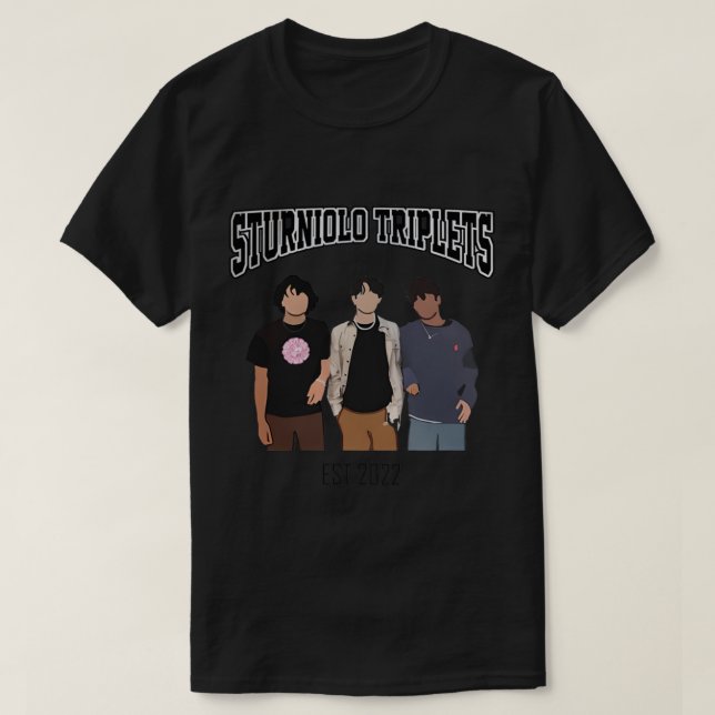 Sturniolo_s , Sturniolo Triplets Group Shirt, Stur T-Shirt (Design Front)
