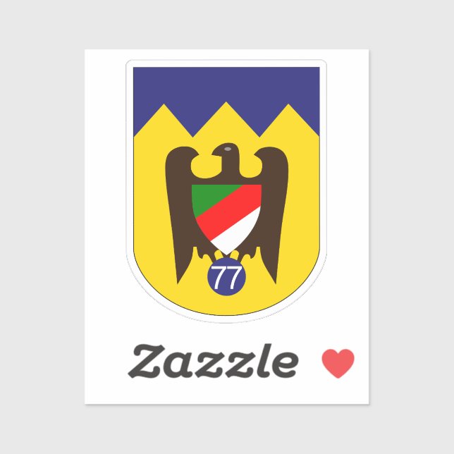 Sturzkampfgeschwader 77 (StG 77) Emblem Square Sti (Sheet)