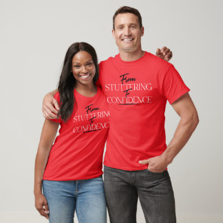 Stuttering Confidence Red T-Shirt