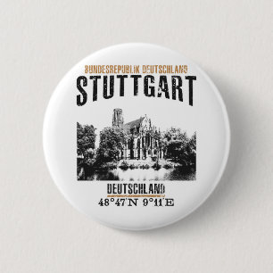 Stuttgart 6 Cm Round Badge