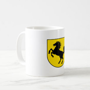 Stuttgart flag city germany symbol emblem horse coffee mug