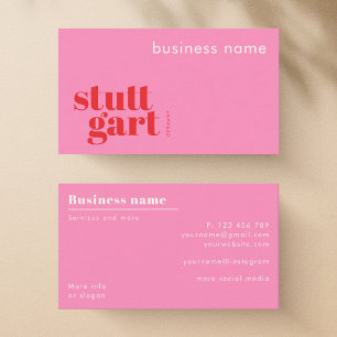 Stuttgart Germany company Business Card