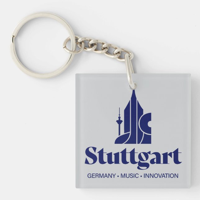 Stuttgart Germany Europe Key Ring (Front)