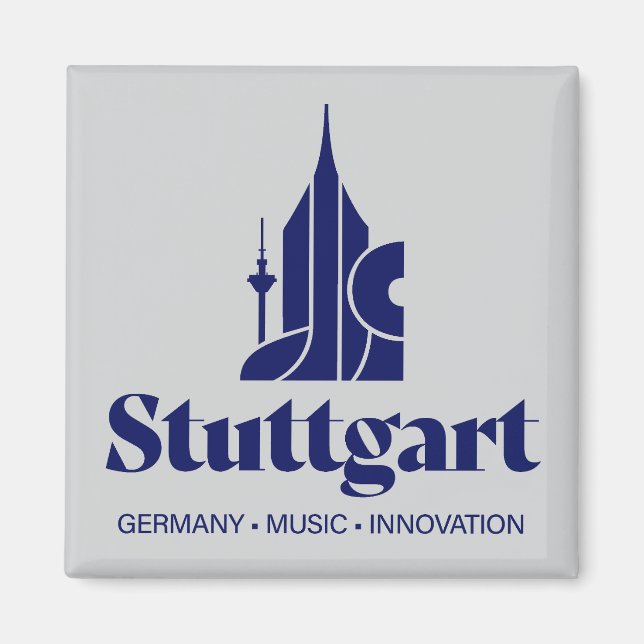 Stuttgart Germany Europe Magnet (Front)