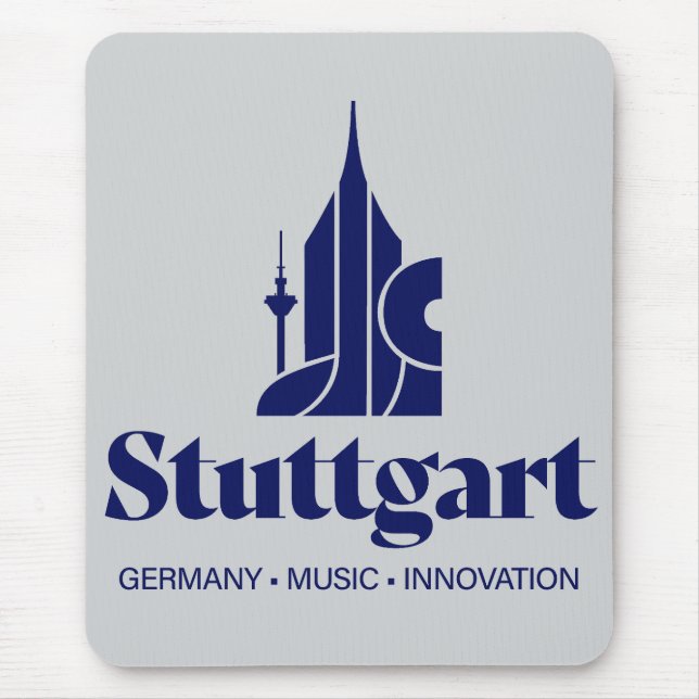 Stuttgart Germany Europe Mouse Mat (Front)