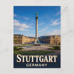 ✈️ Stuttgart Germany Travel Gift 🏛️ Postcard