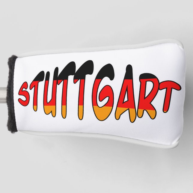 Stuttgart in Graffiti look Golf Head Cover (Front)