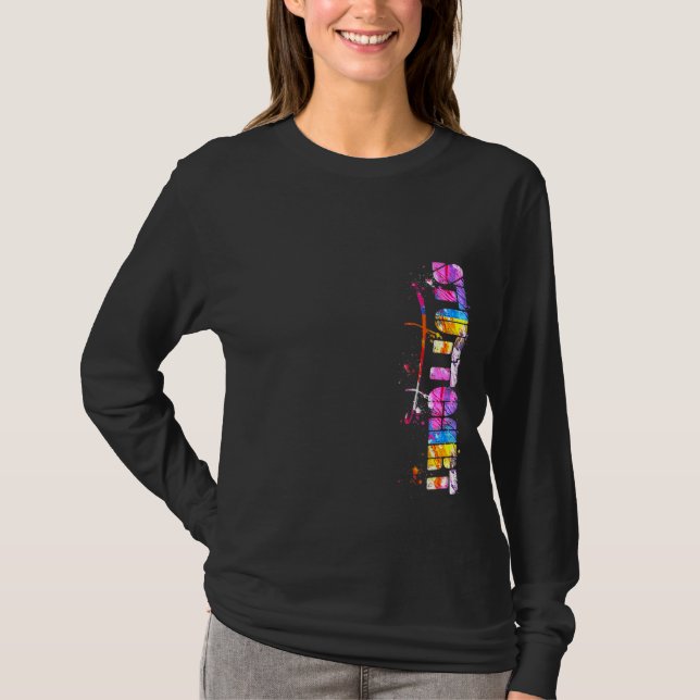 Stuttgart Lettering  Watercolor Stuttgart T-Shirt (Front)