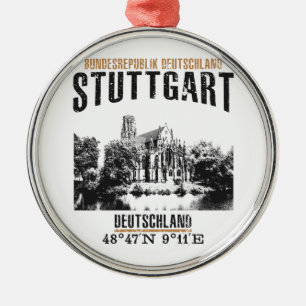 Stuttgart Metal Tree Decoration