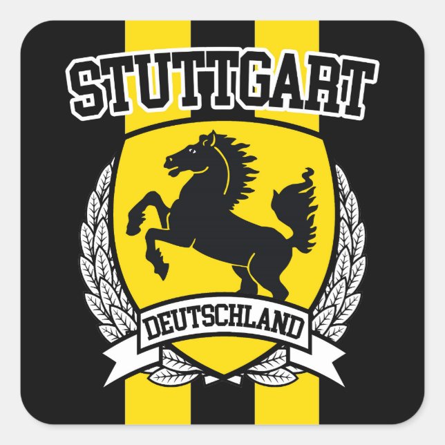 Stuttgart Square Sticker (Front)
