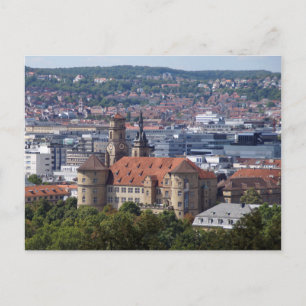 Stuttgart Stadtansicht - Altes Schloss Postcard