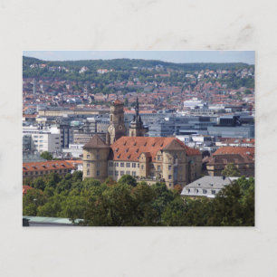 Stuttgart Stadtansicht - Altes Schloss Postcard
