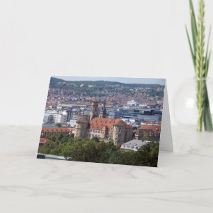 Stuttgart Stadtansicht - Altes Schloss Postkarte Card