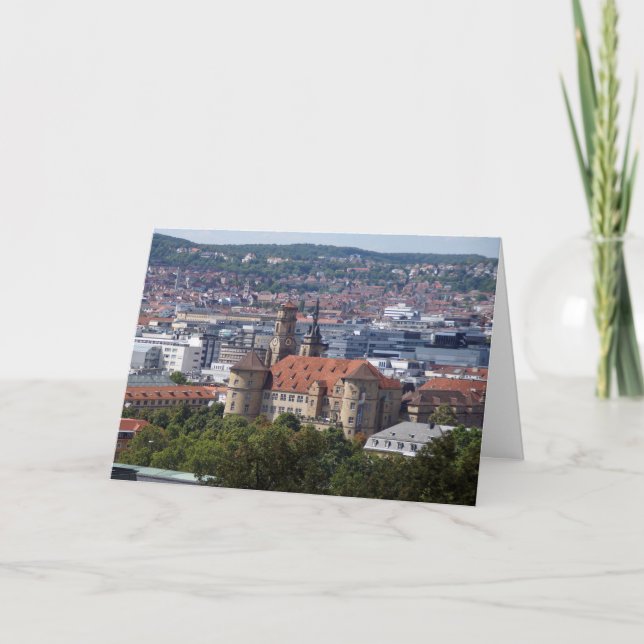 Stuttgart Stadtansicht - Altes Schloss Postkarte Card (Front)