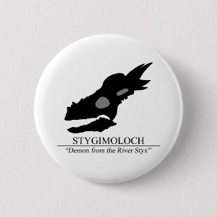 Stygimoloch Skull 6 Cm Round Badge