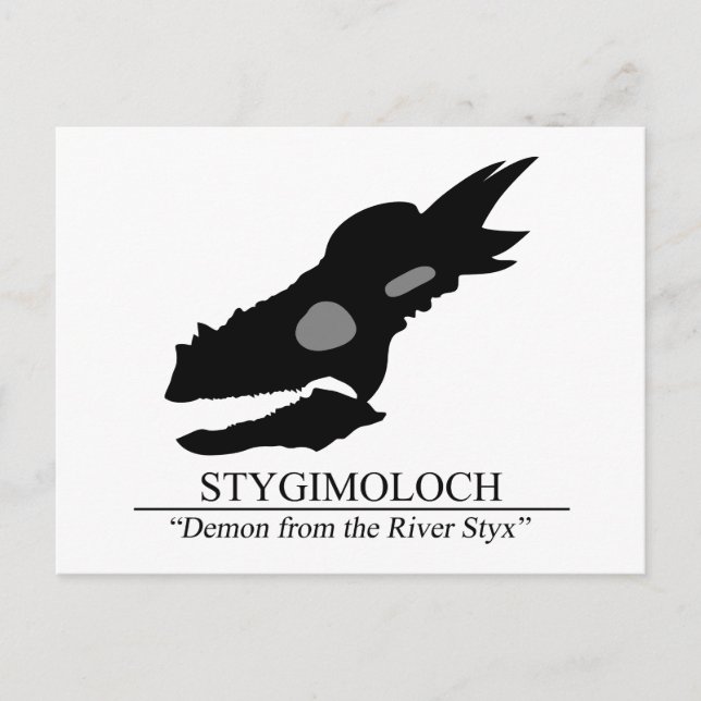 Stygimoloch Skull Postcard (Front)