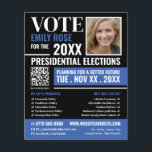 Styish Political Campaigner Advertising Flyer<br><div class="desc">Styish Political Campaigner Advertising Flyer by The Business Card Store.</div>