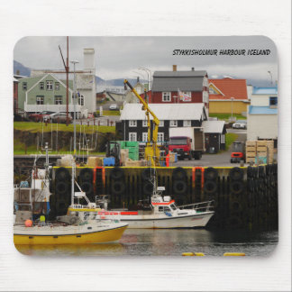 Stykkisholmur Harbour Iceland Mousepad