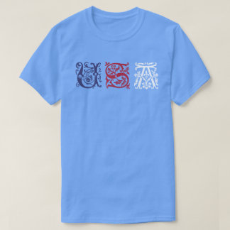 Style 16th Century - decorative letters USA T-Shirt