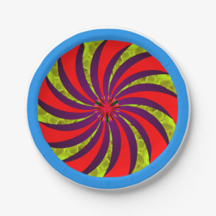 Style: 7" Round Paper Plate Throw a spectacular pa