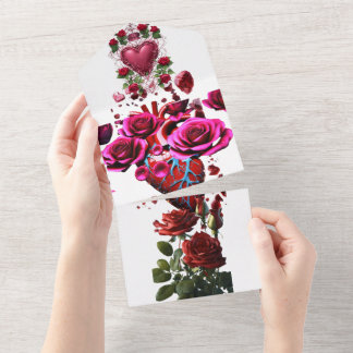 Style: All in One Wedding Invite Personalised All-