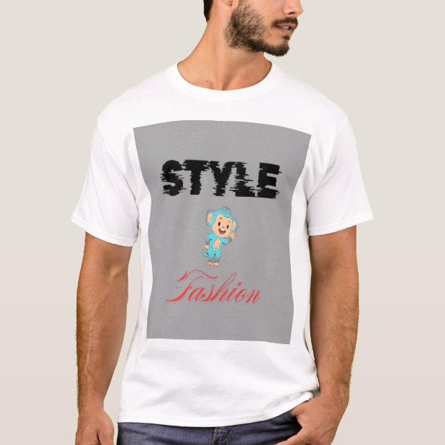 Style and fashion t-shirt design (Front)