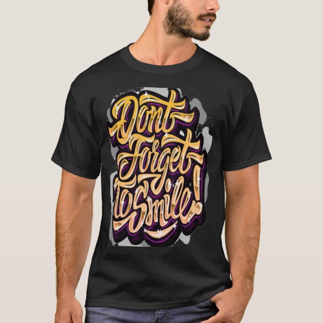 Style: Basic Dark T-Shirt Comfortable, casual and  (Front)
