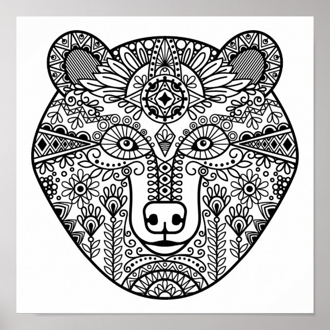 Style Bear Head 2 Poster (Front)