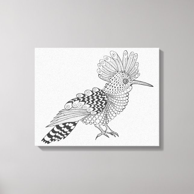 Style Bird 6 Canvas Print (Front)