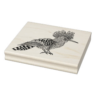 Style Bird Rubber Stamp