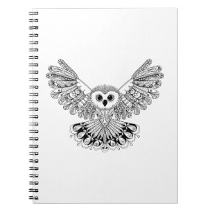 Style Black Owl Notebook