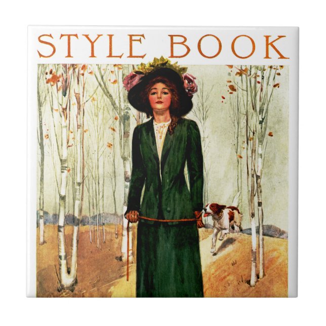 Style Book Fashion Illustration Tile (Front)
