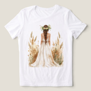 [Style] Bridal [Product] Wedding  Bride Gift Elega Tri-Blend Shirt