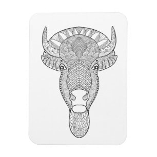 Style Bull Head Magnet