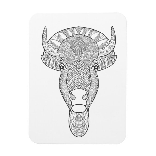 Style Bull Head Magnet (Vertical)