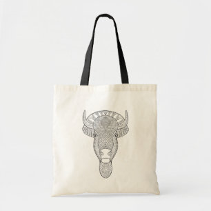Style Bull Head Tote Bag