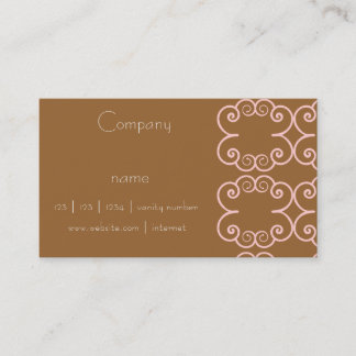 style business card