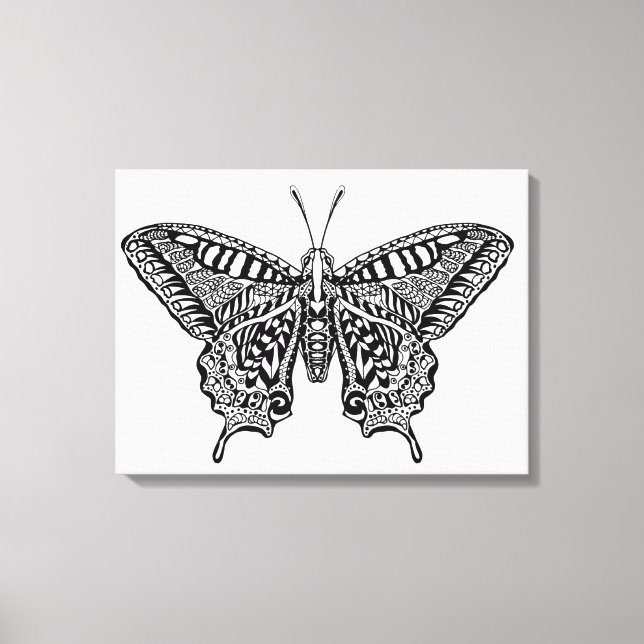 Style Butterfly 16 Canvas Print (Front)