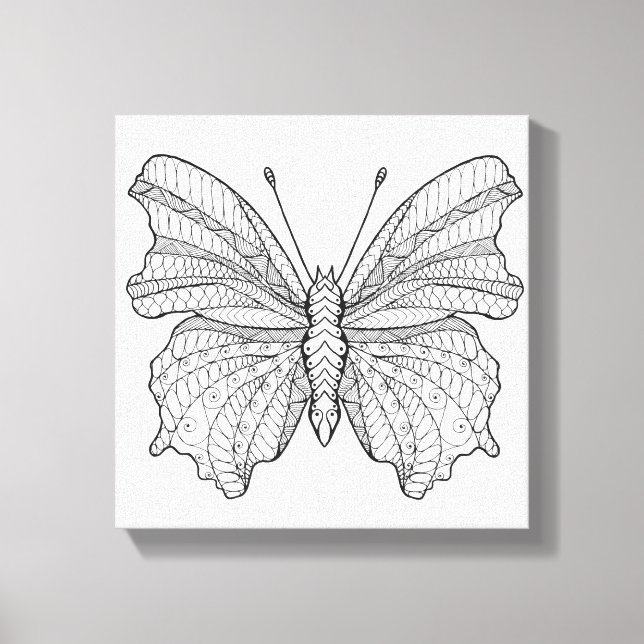 Style Butterfly 18 Canvas Print (Front)