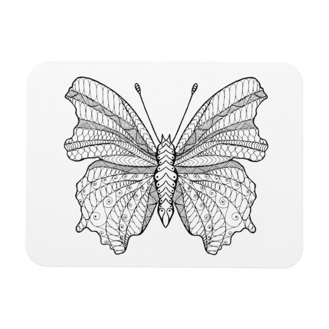Style Butterfly 3 Magnet (Horizontal)