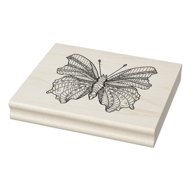 Style Butterfly 3 Rubber Stamp (Stamp)